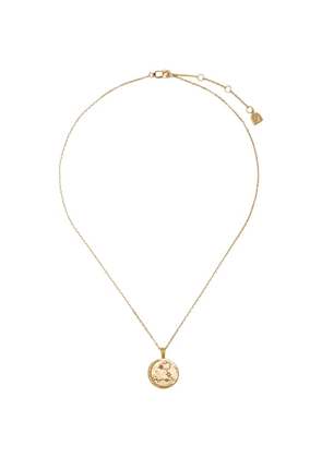 Astrid & Miyu Pisces Zodiac pendant necklace - Gold