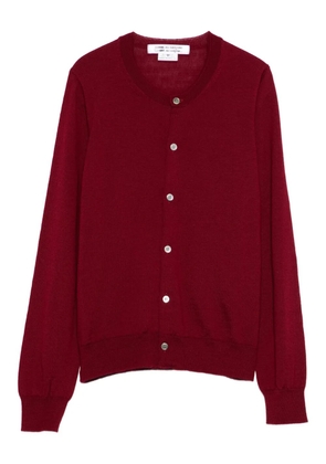 Comme Des Garçons button-front cardigan - Red