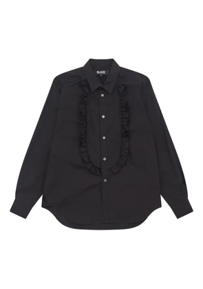 Black Comme Des Garçons ruffled-detailed shirt