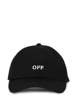 Off-White Off Stamp baseball cap - Black
