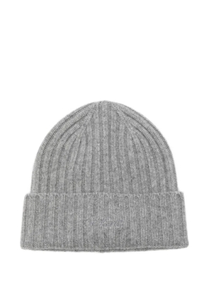 MC2 Saint Barth Wengen cashmere ribbed hat - Grey