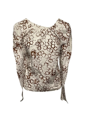 Marni Pre-Owned graphic-pattern blouse - Neutrals