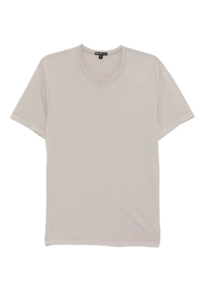 James Perse brushed lotus crew t-shirt - Grey