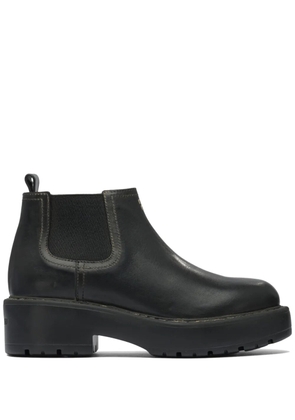 Miu Miu platform chelsea boots - Black