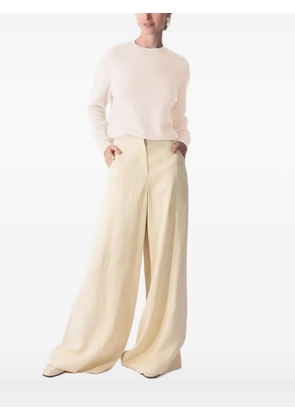 MINNIE ROSE crew-neck sweater - Neutrals