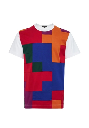 Comme des Garçons Homme Plus patchwork T-shirt - White