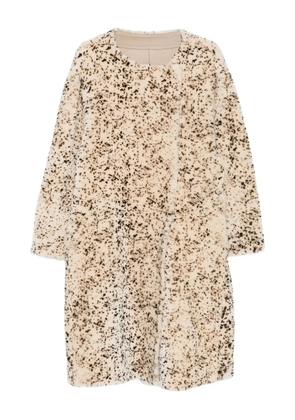 TOTEME Stracciatella shearling coat - Neutrals