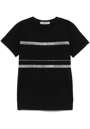 D.Exterior Monili-detail T-shirt - Black