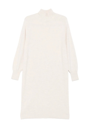 Marc O'Polo high-neck long-sleeve midi dress - Neutrals
