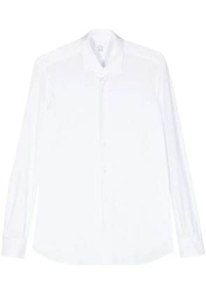 Mazzarelli textured-finish shirt - White