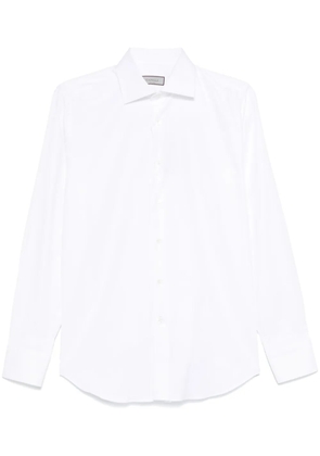 Canali cut-away collar shirt - White