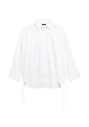 Balenciaga drawstring-detail shirt - White
