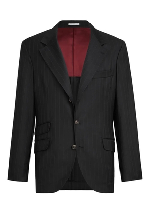 Brunello Cucinelli striped blazer - Black