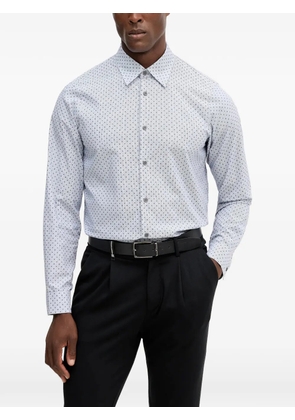 Armani Exchange patterned button-down shirt - Blue