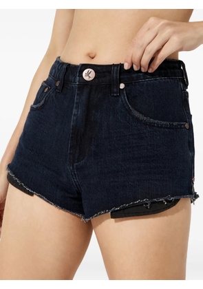 One Teaspoon The One raw-edge shorts - Black