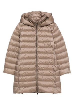 Seventy hooded puffer jacket - Brown