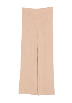 I BLUES Nanon knitted trousers - Neutrals