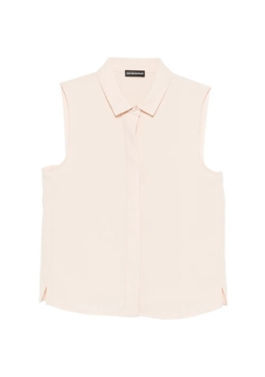 Emporio Armani sleeveless shirt - Neutrals