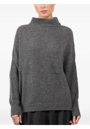 Dusan high-neck sweater - Grey