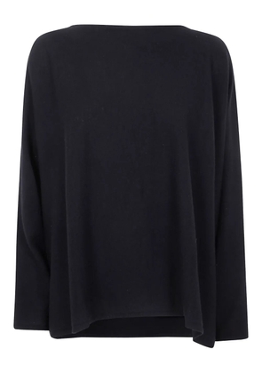 Liviana Conti boat-neck wool jumper - Black