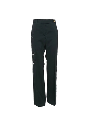Versace Pre-Owned beaded trousers - Black