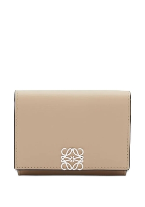 LOEWE anagram trifold wallet - Neutrals