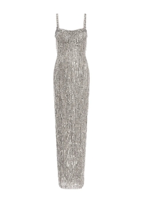 Jenny Packham Fleur embellished maxi dress - Grey