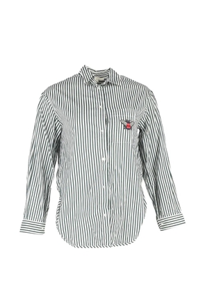 Maje striped-pattern shirt - White
