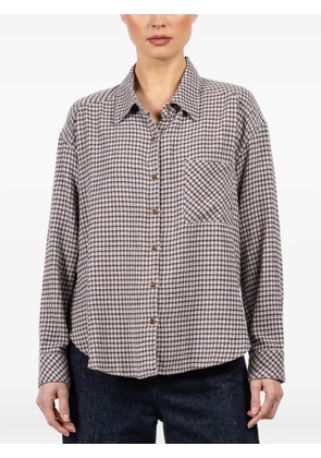 Xirena Jordy checked pocket shirt - Blue