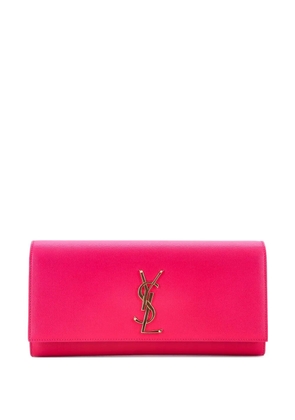 Saint Laurent Pre-Owned Classic Monogram Leather Long clutch bag - Pink