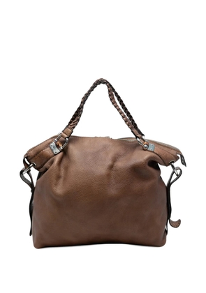 Gucci Pre-Owned 2016-2025 Large Leather Bamboo Bar tote bag - Brown