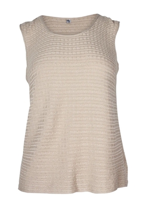 Giorgio Armani Pre-Owned knitted sleeveless top - Neutrals