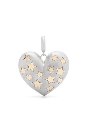 Lauren Rubinski 14kt gold Paulette pendant - Silver