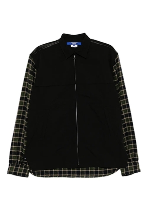 Junya Watanabe MAN checked flannel jacket - Black