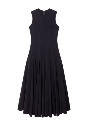 Another Tomorrow panelled flared dress - Black