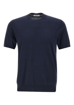 Paolo Pecora silk-blend T-shirt - Blue