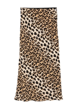 Aniye By leopard-print midi skirt - Brown