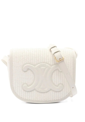 Celine Pre-Owned 2020s Triomphe leather bag - White