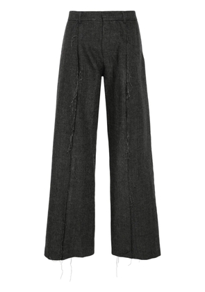 R13 exposed seams trousers - Grey