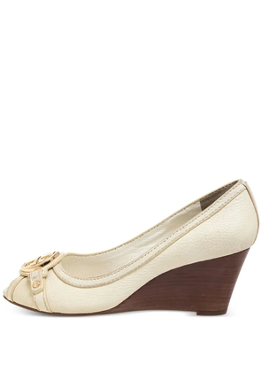 Tory Burch 65mm leather pumps - White