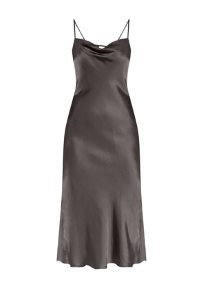 MUNTHE cowl-neck slip dress - Grey
