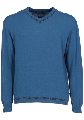 Versace Pre-Owned 2000 Greca sweater - Blue