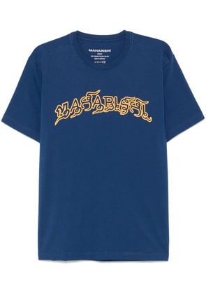 Maharishi 1489 Muay Thai Tiger Dragon T-shirt - Blue