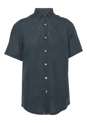 BOSS Luca linen shirt - Blue