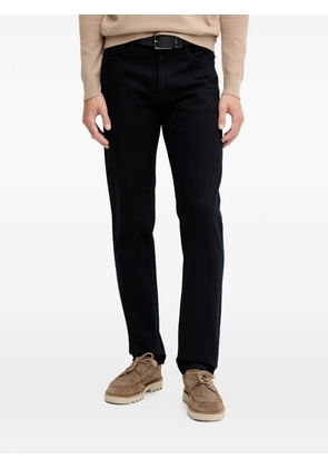 Trussardi Close patch denim straight-leg jeans - Black