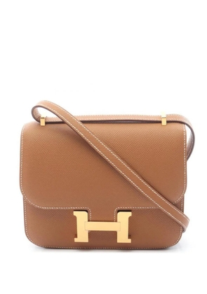 Hermès Pre-Owned 2024 Constance H-logo shoulder bag - Brown