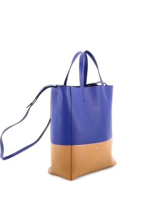 Celine Pre-Owned Vertical Bi-Cabas Tote Grained Calfskin Small shoulder bag - Blue