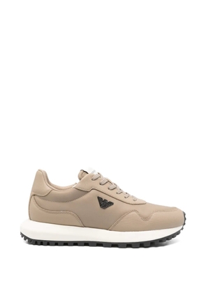 Emporio Armani logo-detail sneakers - Neutrals