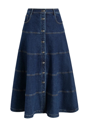 Cinq A Sept Wilhelmina long skirt - Blue
