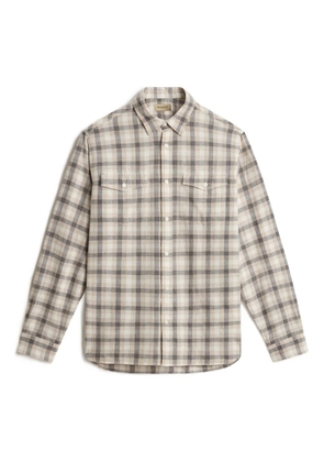 Woolrich check-pattern pocket shirt - Neutrals